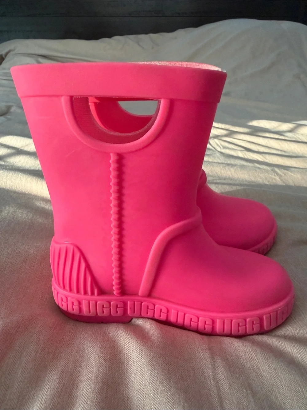 Ugg Kids Pink Rain Boots